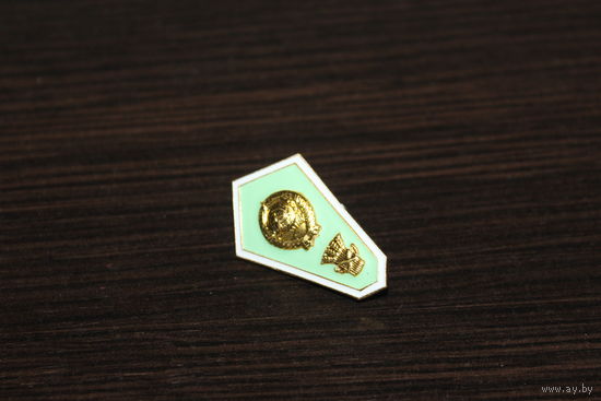 Знак "За окончание сельскохозяйственного техникума", советского периода, в упаковке.