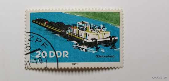ГДР 1981. Работа на воде. Корабли