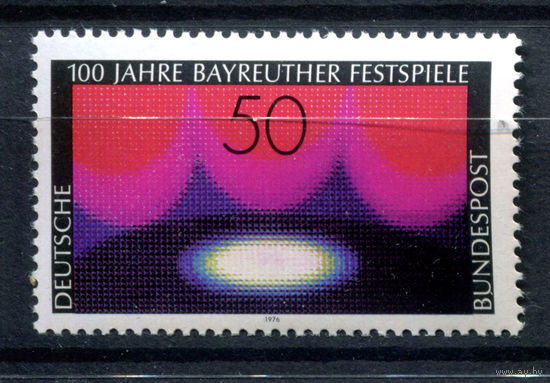 Германия (ФРГ) - 1976г. - Театральная сцена - полная серия, MNH [Mi 896] - 1 марка