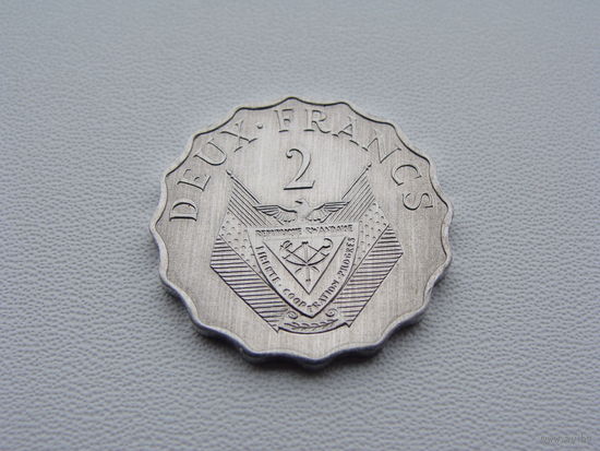 Руанда. 2 франка 1970 год  KM#10   Тираж: 5.000.000 шт