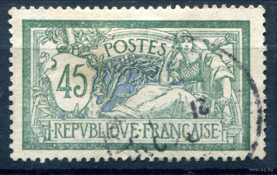 Франция - 1906г. - аллегория - 1 марка - полная серия, гашёная [Mi 122]. #2-Fr-55-A-2