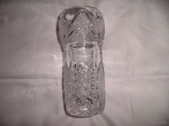 Ваза хрустальная(толстостенная 1 см.) времён СССР.С рубля.