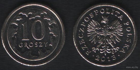 Польша y279 10 грош 2013 год (mw) (_alb2