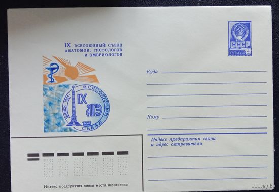 Художественный маркированный конверт СССР 1981 ХМК Художник Коновалов