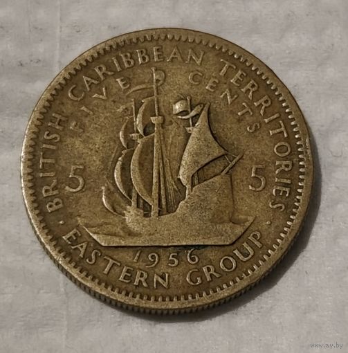 Восточные Карибы 5 центов, 1956 (14-5-7)