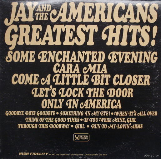 Jay And The Americans Greatest Hits, LP 1965