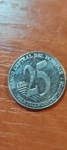 Эквадор 25 сентавос 2000