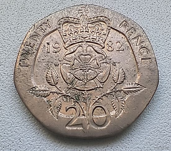 Великобритания 20 пенсов 1982  1-8-29