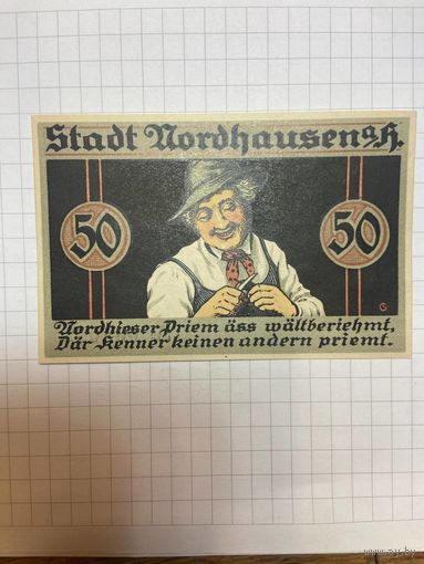 50 пфеннигов (нотгельды) г. Германия Нордхаузен-1201