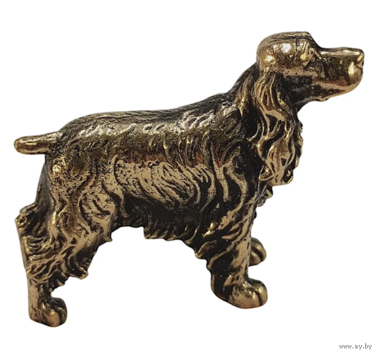 Статуэтка Спаниель Бронза