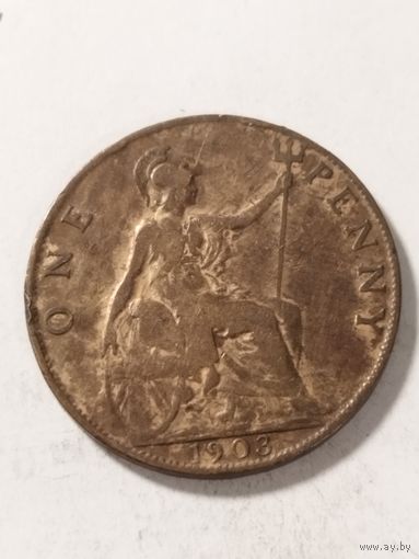 Великобритания 1 пенни 1903