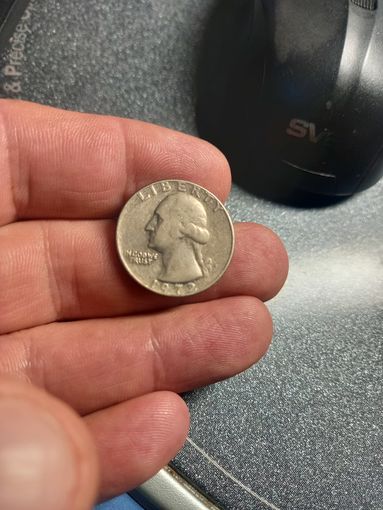 25 центов 1972 г. (квотер) США