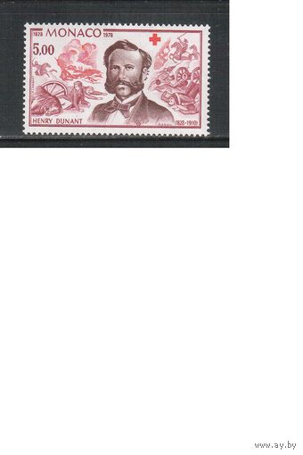 Монако-1978(Мих.1358)  **   , Медицина, Основатель Красного Креста, Война