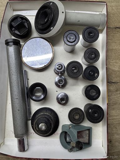 Оптика к микроскопу.цена за все.