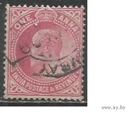 Индия. Король Эдуард VII. 1902г. Mi#71.
