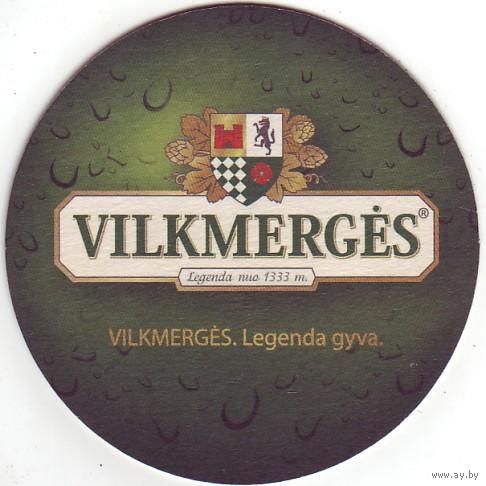 Подставки под пиво "Vilkmerges "/Литва/.