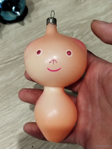 Большая ёлочная игрушка,нейкий чудик,с рубля