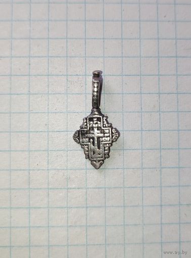 Крест 13 серебро