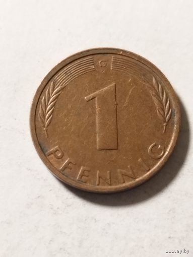Германия 1 пфенинг 1972