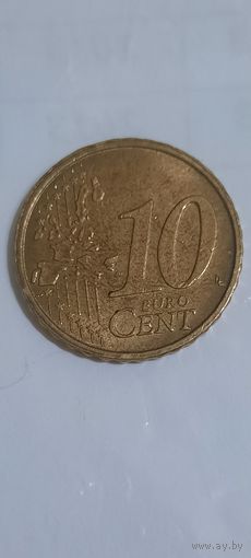 Италия 10 евроцентов 2002