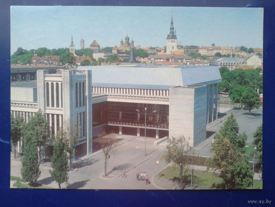 СССР 1989 Таллин, дом политпросвещения, маркированная ПК