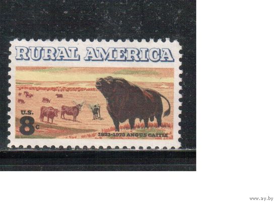США-1973, (Мих.1122) , * (без клея) , Фауна, Живопись (одиночка)