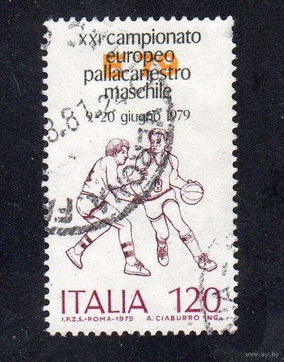 Италия. МИ-1163. Чемпионат Европы по баскетболу. Рим. 1979