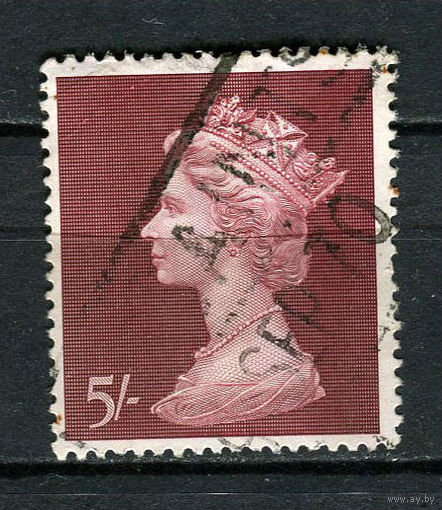 Великобритания - 1969 - Королева Елизавета II 5Sh - [Mi.508] - 1 марка. Гашеная.  (Лот 19Ge)-T2P4