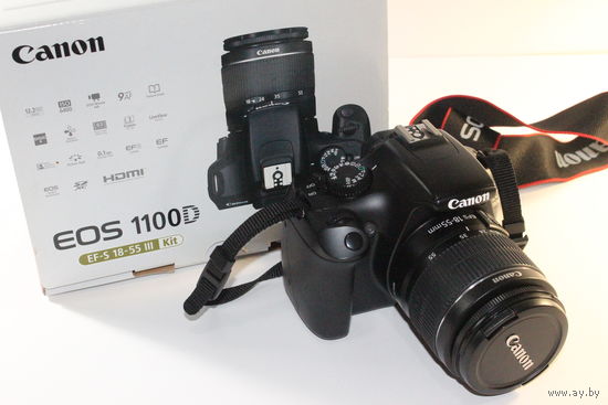 Зеркальный фотоаппарат Canon EOS 1100D Kit 18-55mm III
