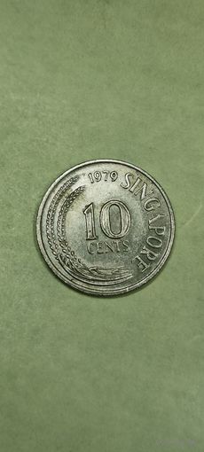 Сингапур 10 цент 1979