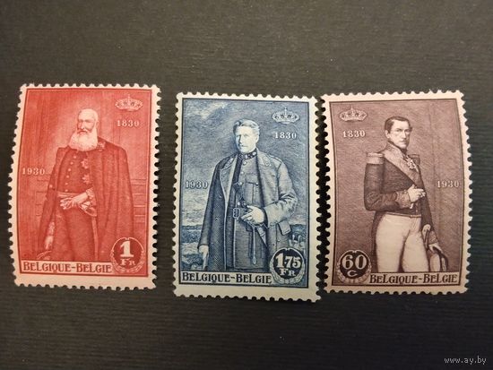Бельгия. 1930г. Mi284-286 * Полная серия.