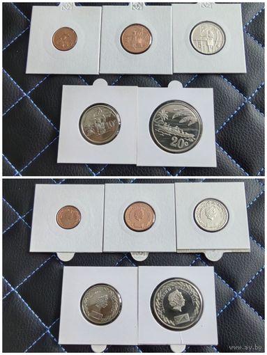 Распродажа !!! Токелау 5 монет (1, 2, 5, 10, 20 центов) 2012 г. UNC