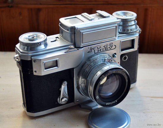 Фотоаппарат Киев 1957г, объектив Юпитер 8