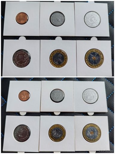 Распродажа !!! Мавритания 6 монет (1/5, 1, 2, 5, 10, 20 угий) 2017-2018 гг. UNC