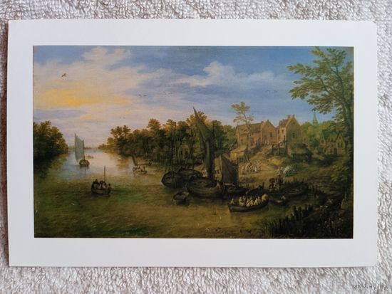 Брейгель. Сцена на канале. Издание США