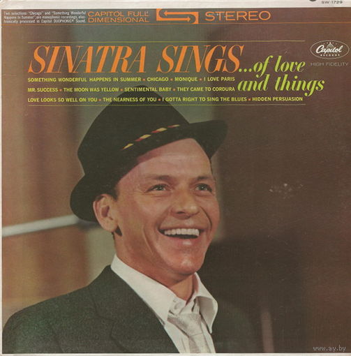 Frank Sinatra – Sinatra Sings...Of Love And Things, LP 1962