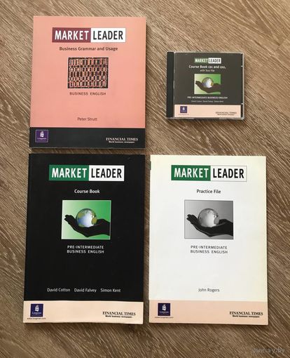 Market Leader Pre-Intermediate Business English Учебное пособие Longman комплект 3 книги + 2 CD