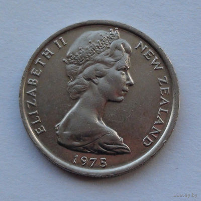 Новая Зеландия 5 центов. 1975 г.