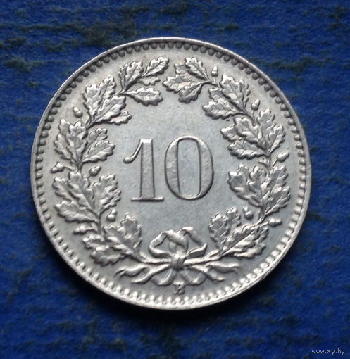 Швейцария 10 раппенов 1959