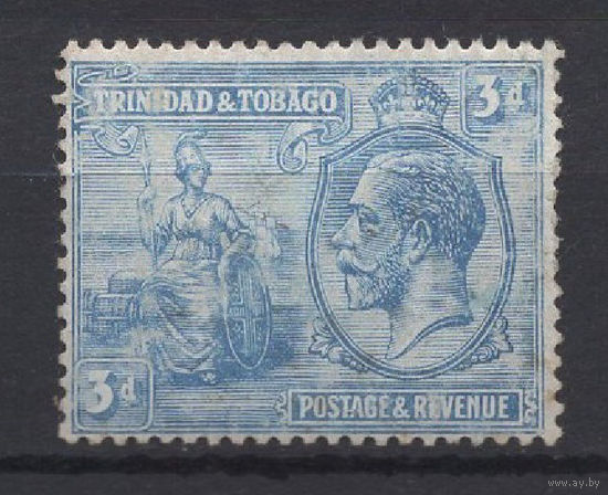 1922-28 Тринидад и Тобаго /Trinidad & Tobago 3d Британия хозяйка морей Георг V