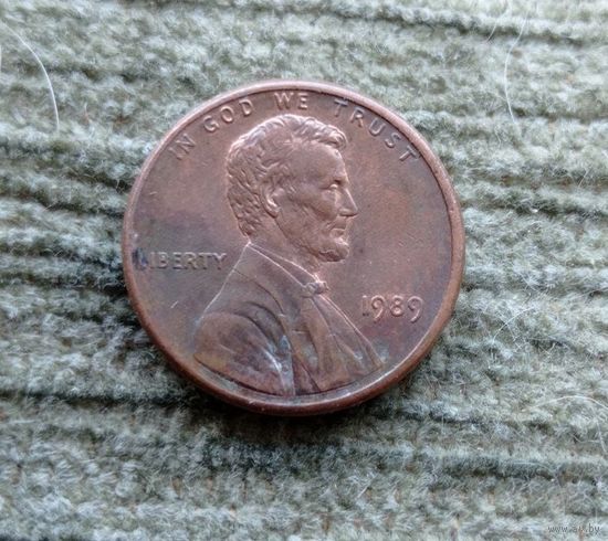 Werty71 США 1 цент 1989