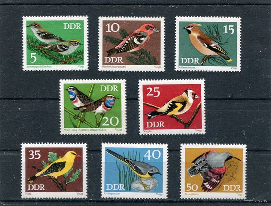 ГДР. Фауна. Певчие птицы