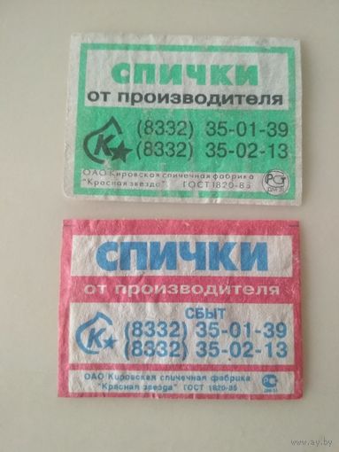 Спичечные этикетки  ф.Красная звезда.
