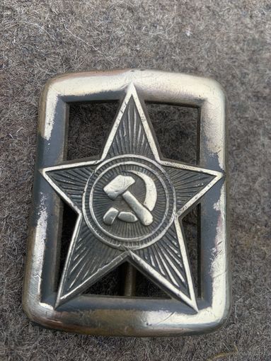 Оригинальная пряга обр.1936 для ком.состава РККА в светлой золочной латуне. От состояния и формы и цена!