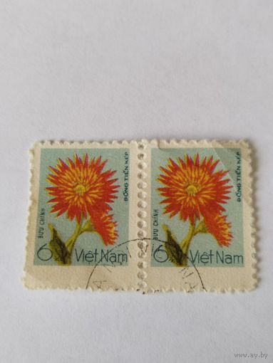 Вьетнам  1977  цветы