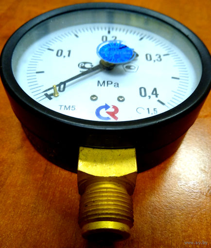 Манометр Механический Прибор TM5, РОСМА, Определять Избыточное Давление Паровых, Газовых Жидкостных Сред, Не Агрессивных к Сплавам, Содержащим Медь G 1/2 /М20х1,5, Доставка По РБ: 7 Руб, Лот 40 Ау: 02