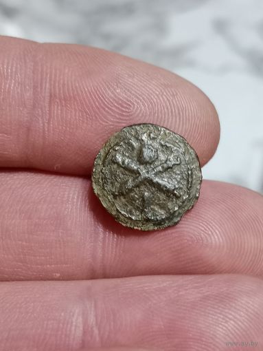 Лот по 1812 г. Пуговица малая 1 полк артиллерия. ВА Франция