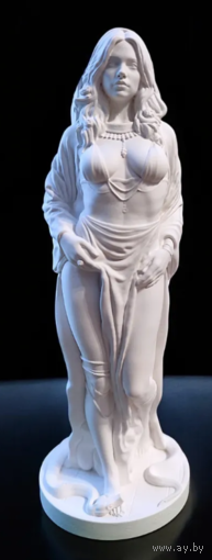 Статуэтка для интерьера Девушка Гипс