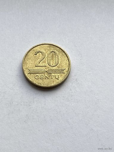 20 центов, 2007 г., Литва