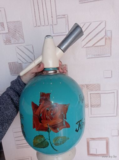 Сифон СССР, сифон с ручной росписью